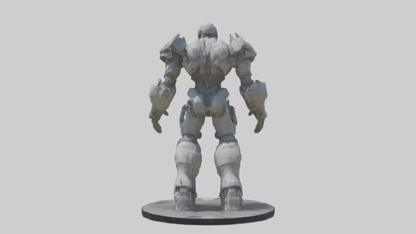 3D model Digital Colossus statue model VR / AR / low-poly