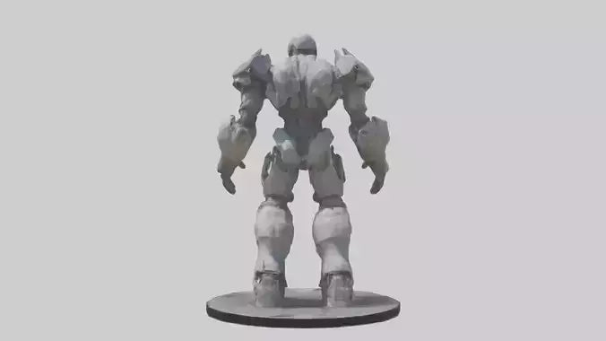 3D model Digital Colossus statue model VR / AR / low-poly