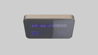 3D model Digital Display Wall Clock model VR / AR / low-poly