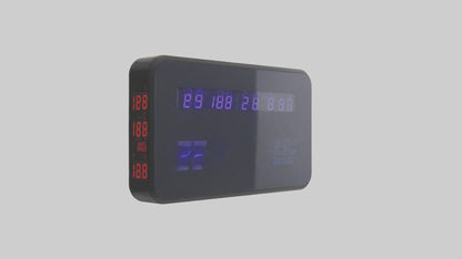 3D model Digital Display Wall Clock model VR / AR / low-poly