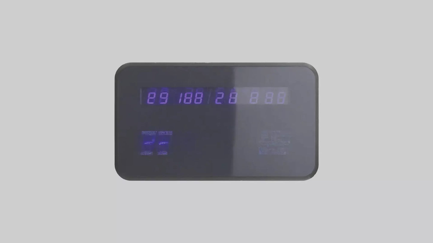 3D model Digital Display Wall Clock model VR / AR / low-poly