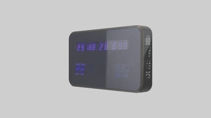 3D model Digital Display Wall Clock model VR / AR / low-poly