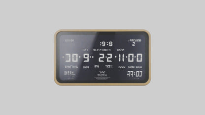 3D model Digital Display Wall Clock model VR / AR / low-poly