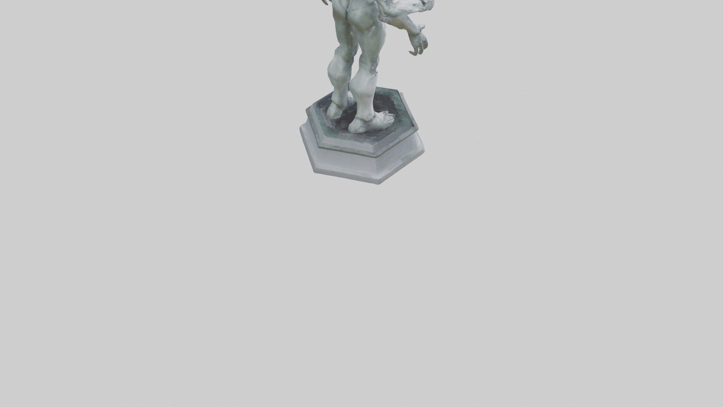 3D model Digital Giant statue model VR / AR / low-poly