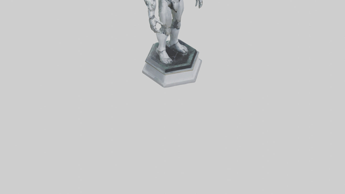 3D model Digital Giant statue model VR / AR / low-poly