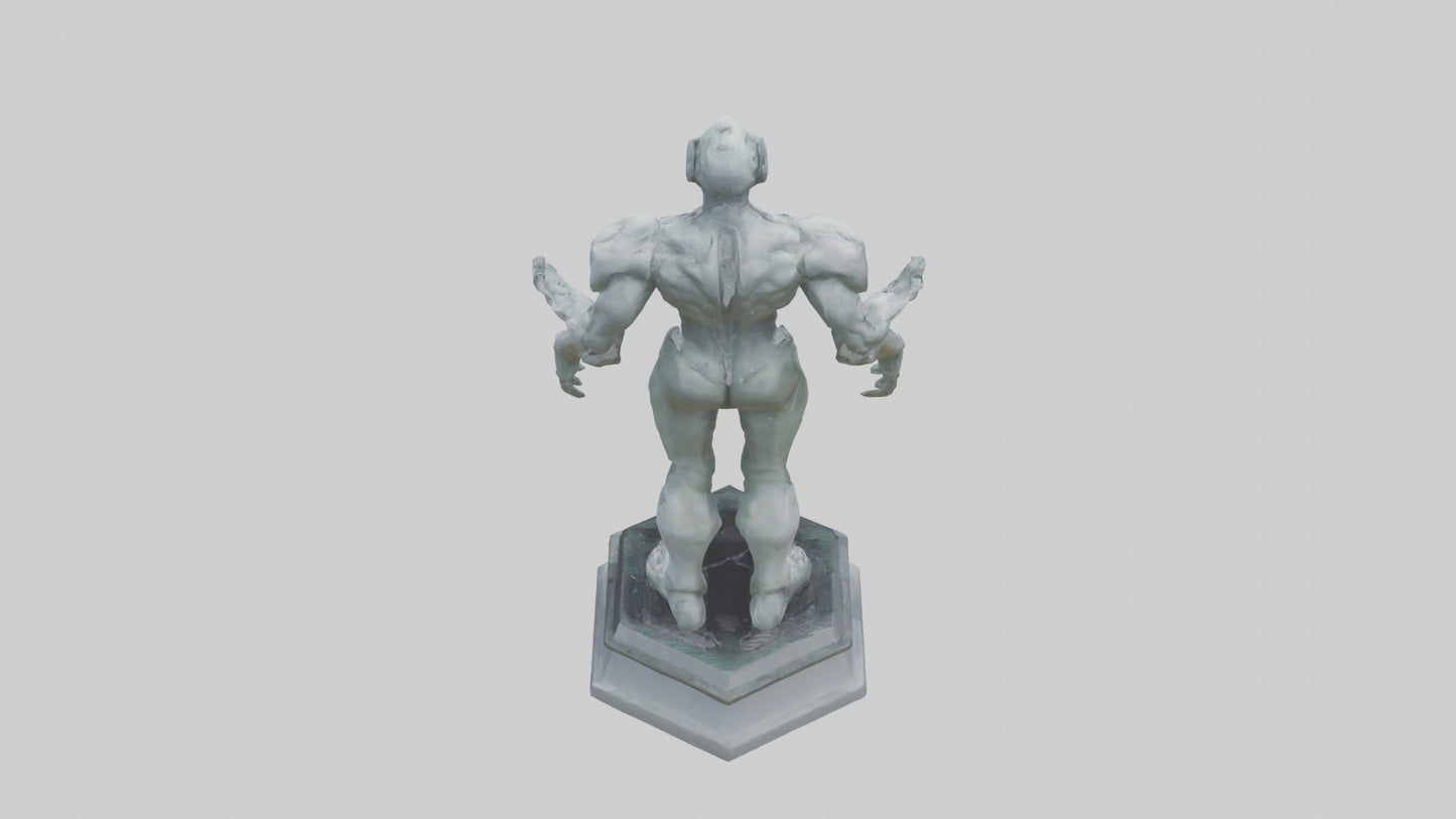3D model Digital Giant statue model VR / AR / low-poly