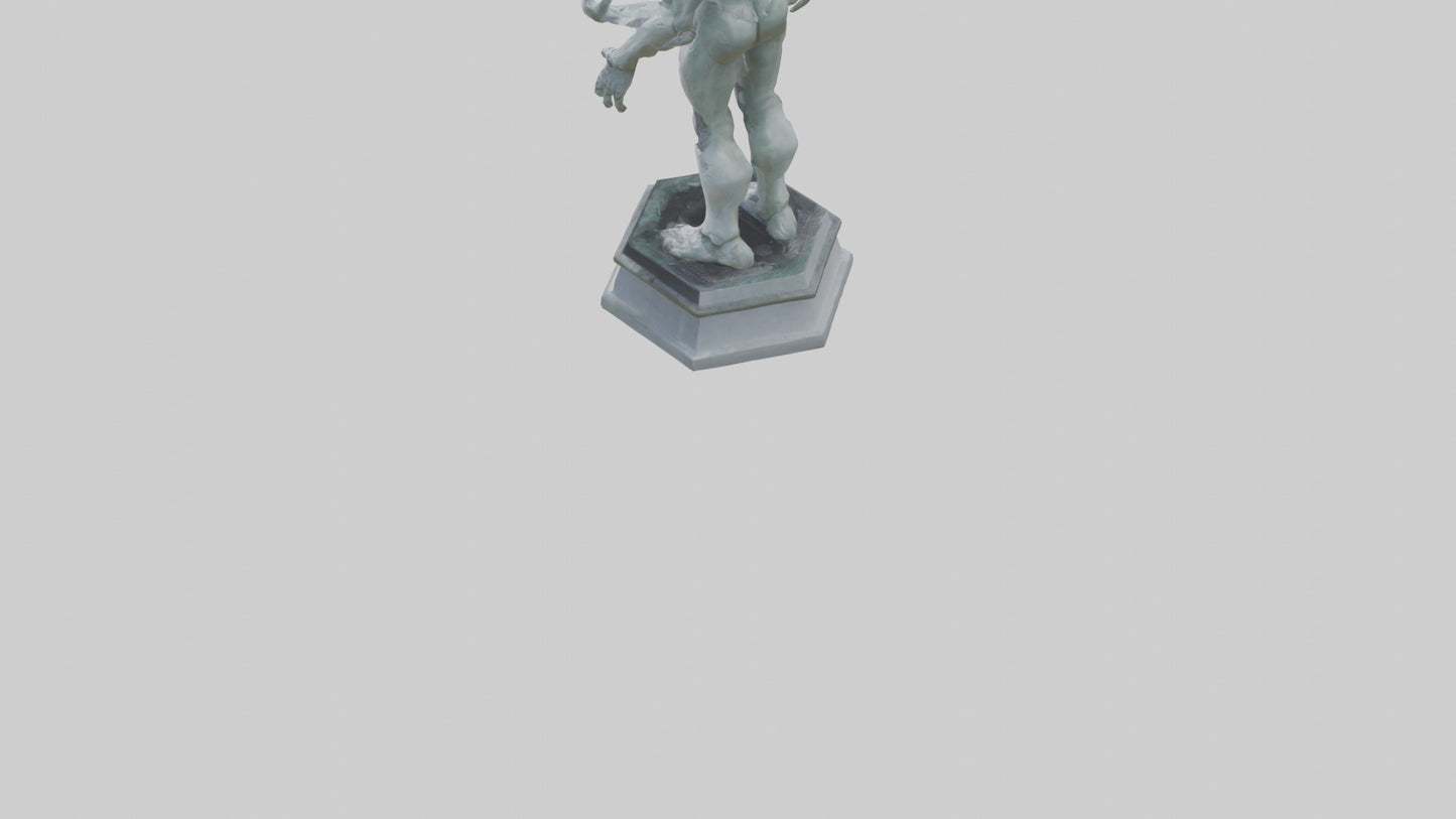 3D model Digital Giant statue model VR / AR / low-poly