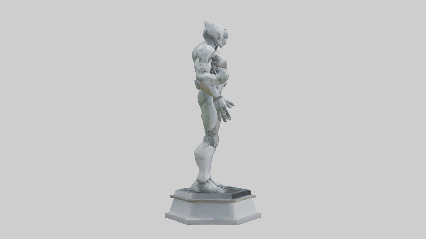 3D model Digital Giant statue model VR / AR / low-poly