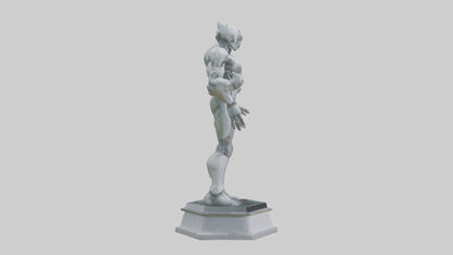 3D model Digital Giant statue model VR / AR / low-poly