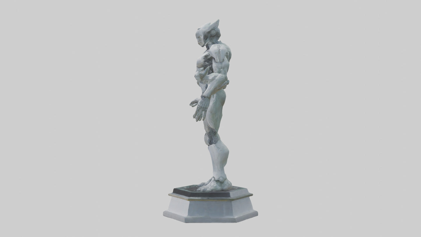 3D model Digital Giant statue model VR / AR / low-poly