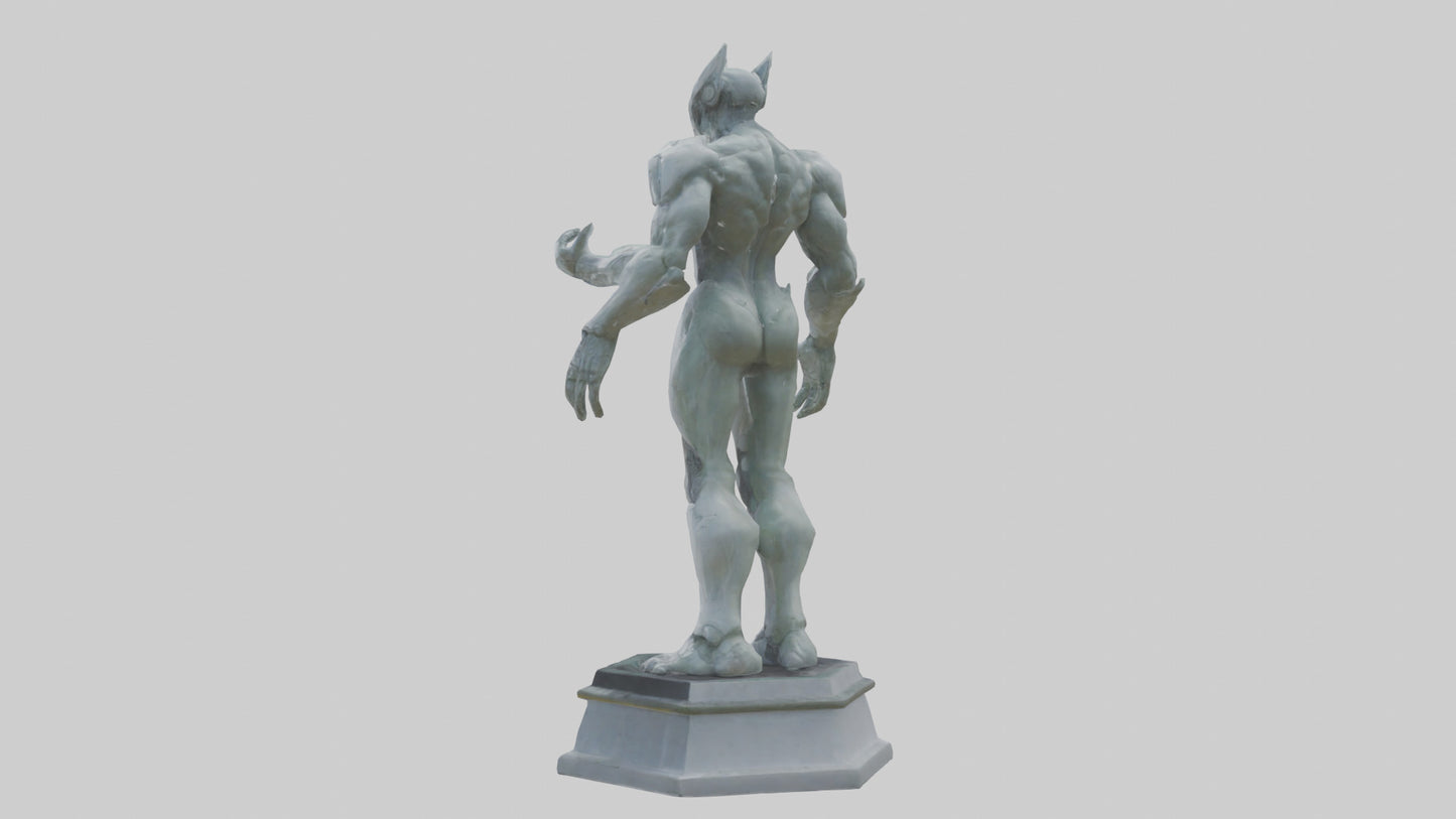 3D model Digital Giant statue model VR / AR / low-poly