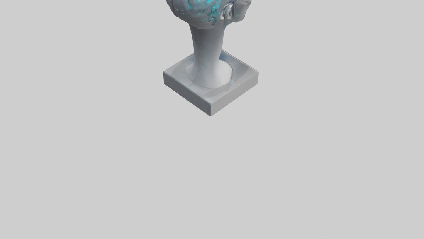 Digital Mind statue model 3D model