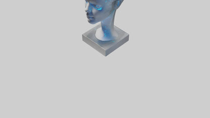 Digital Mind statue model 3D model