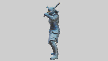 Digital Ninja statue model 3D model