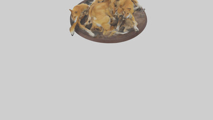 Dingo pack resting model 3D model