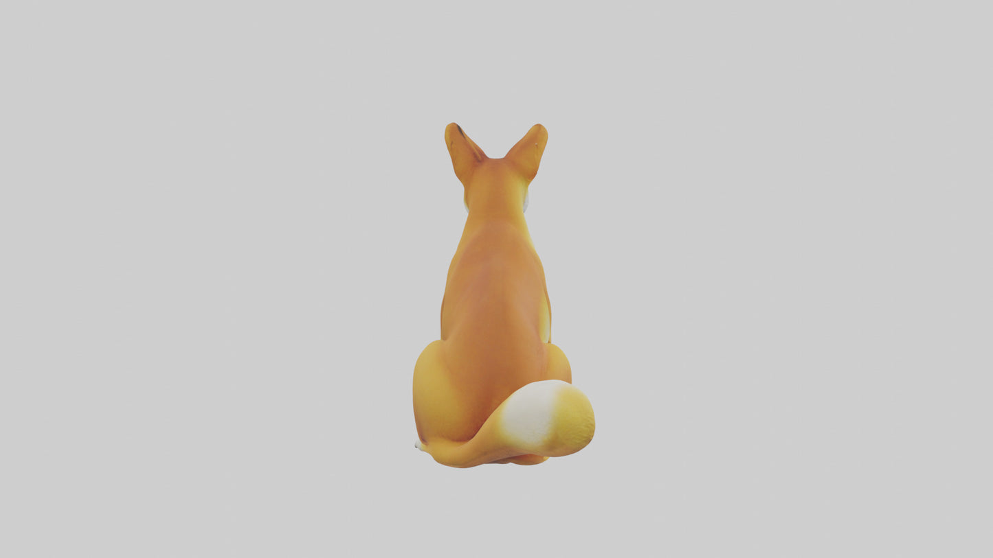 Dingo sitting model 3D model