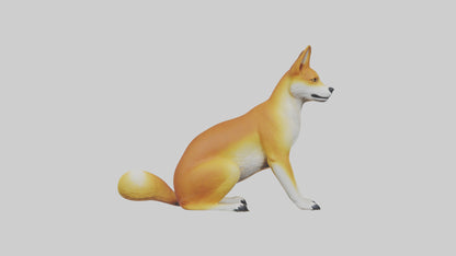 Dingo sitting model 3D model