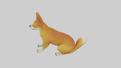 Dingo sitting model 3D model