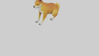 Dingo sitting model 3D model