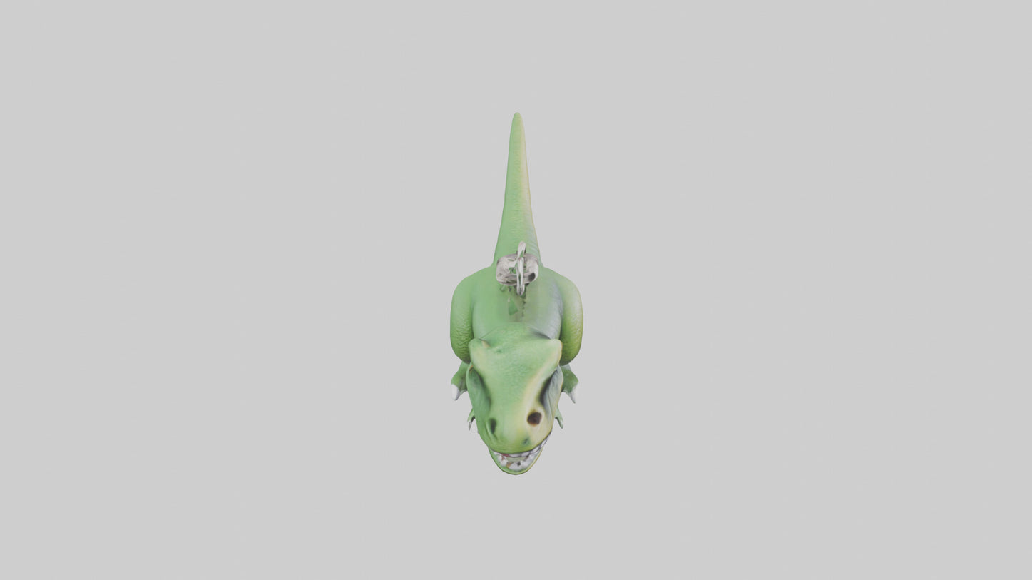 3D model Dinosaur keychain model VR / AR / low-poly