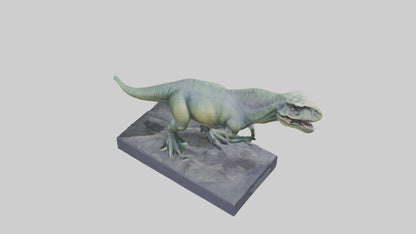 Dinosaur Memorial statue model 3D model
