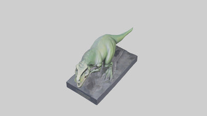 Dinosaur Memorial statue model 3D model