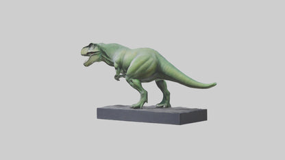 Dinosaur Memorial statue model 3D model