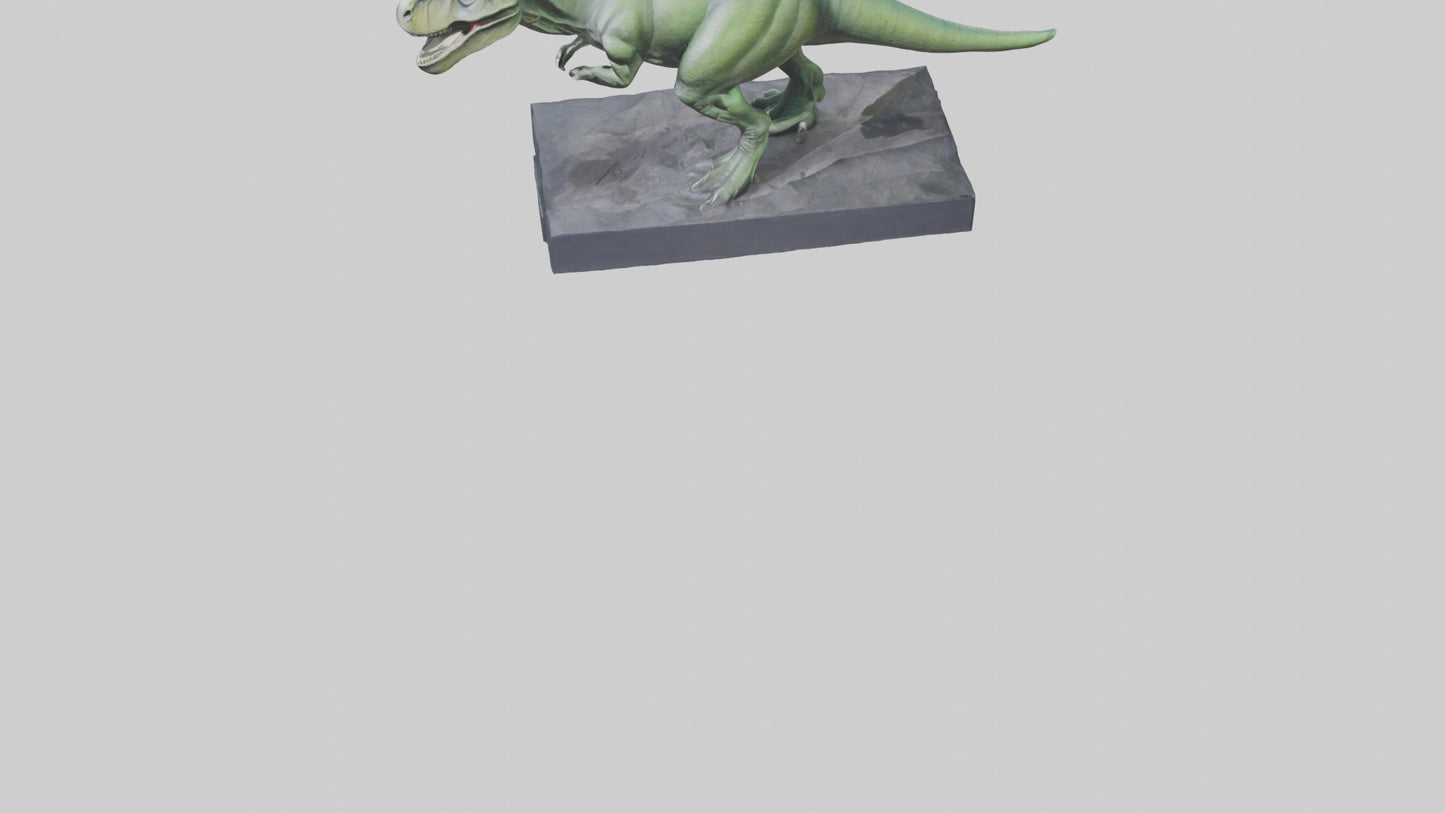 Dinosaur Memorial statue model 3D model
