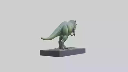 Dinosaur Memorial statue model 3D model