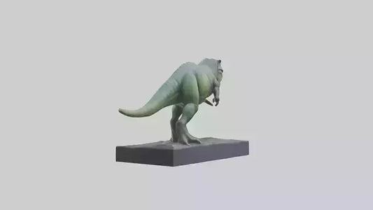 Dinosaur Memorial statue model 3D model