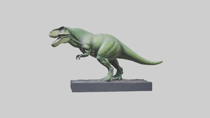 Dinosaur Memorial statue model 3D model