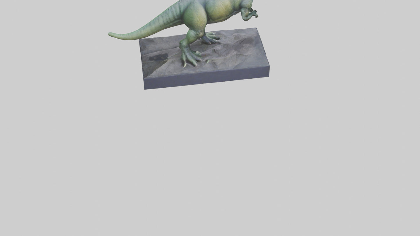 Dinosaur Memorial statue model 3D model