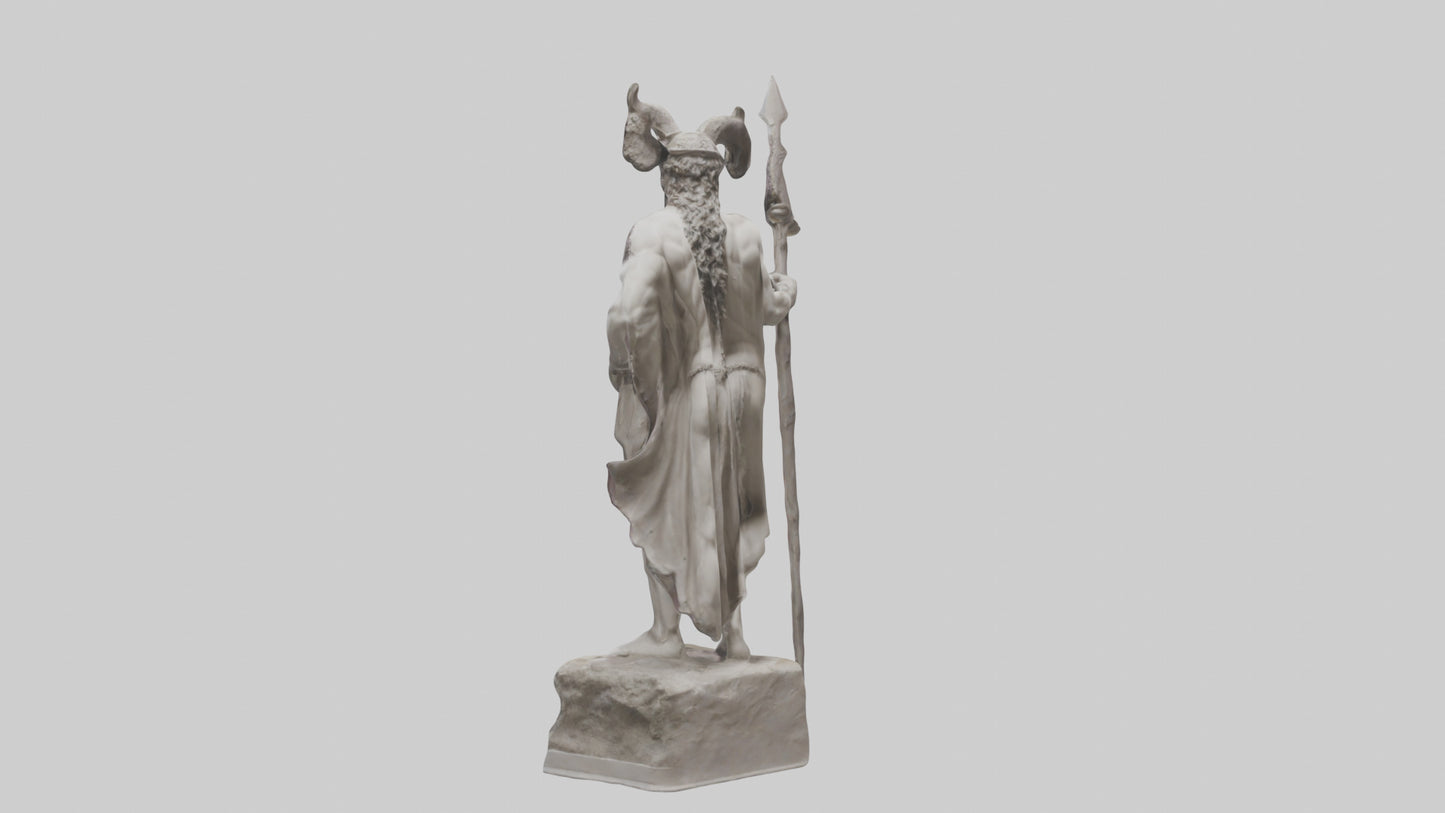 Dionysian Warrior statue model VR / AR / low-poly