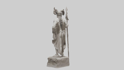 Dionysian Warrior statue model VR / AR / low-poly