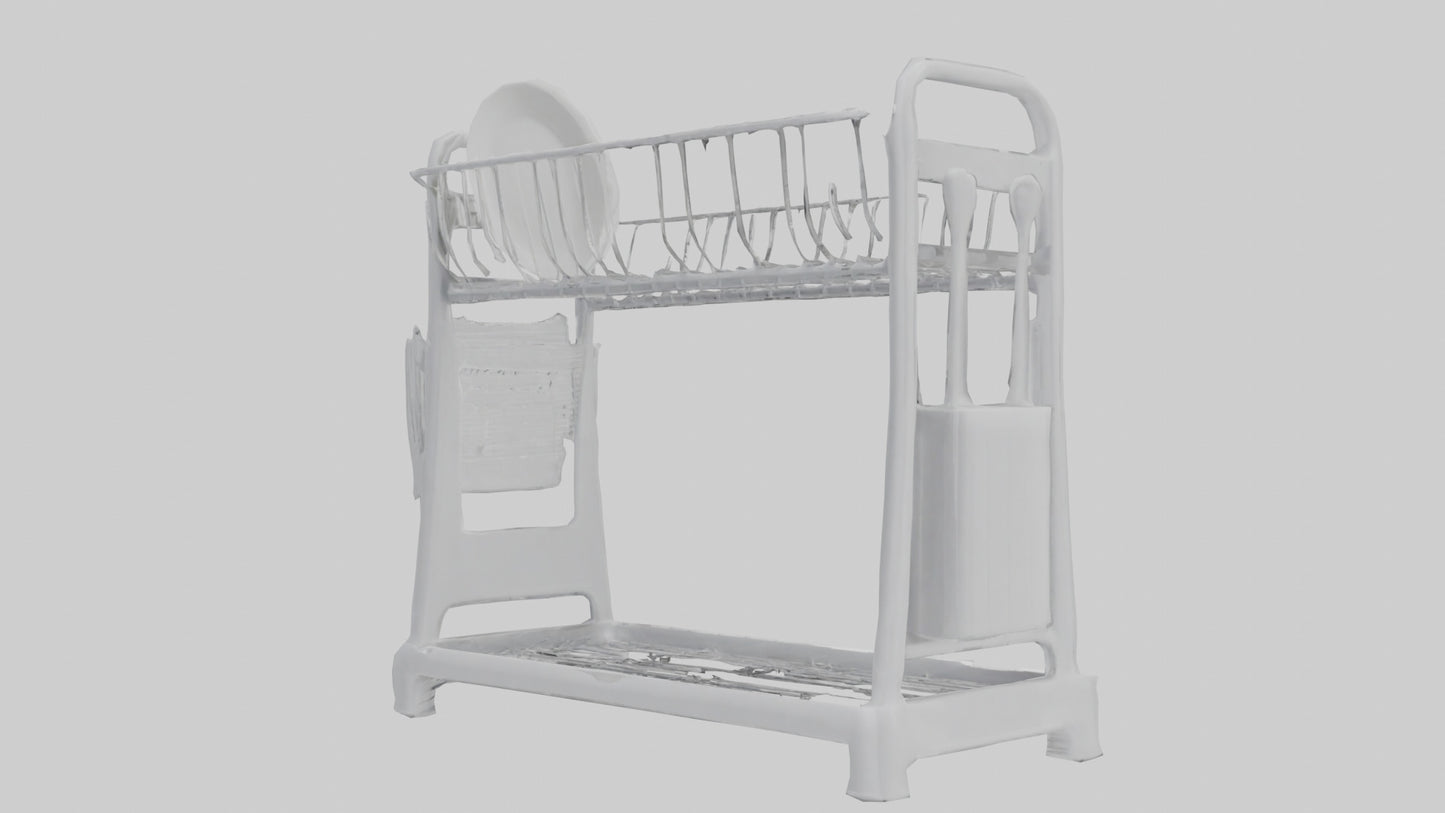 3D model Dish Rack model VR / AR / low-poly