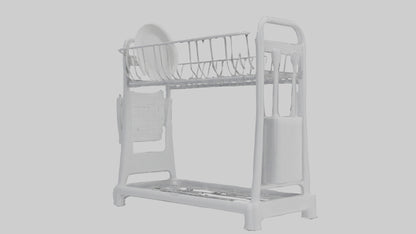 3D model Dish Rack model VR / AR / low-poly