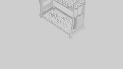 3D model Dish Rack model VR / AR / low-poly