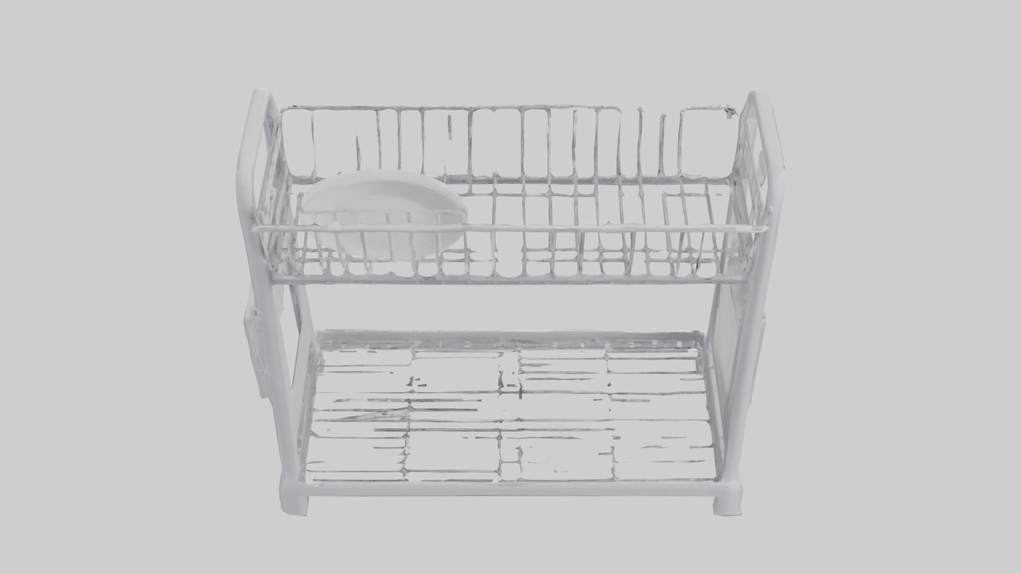 3D model Dish Rack model VR / AR / low-poly