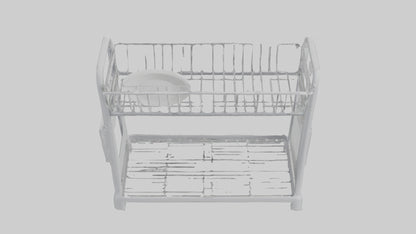 3D model Dish Rack model VR / AR / low-poly
