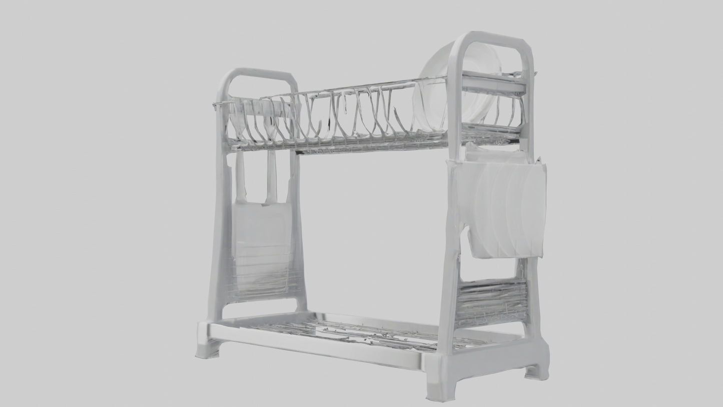 3D model Dish Rack model VR / AR / low-poly