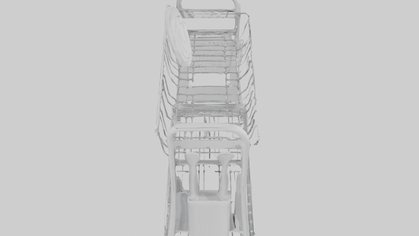 3D model Dish Rack model VR / AR / low-poly