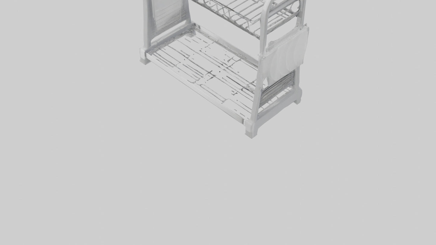 3D model Dish Rack model VR / AR / low-poly