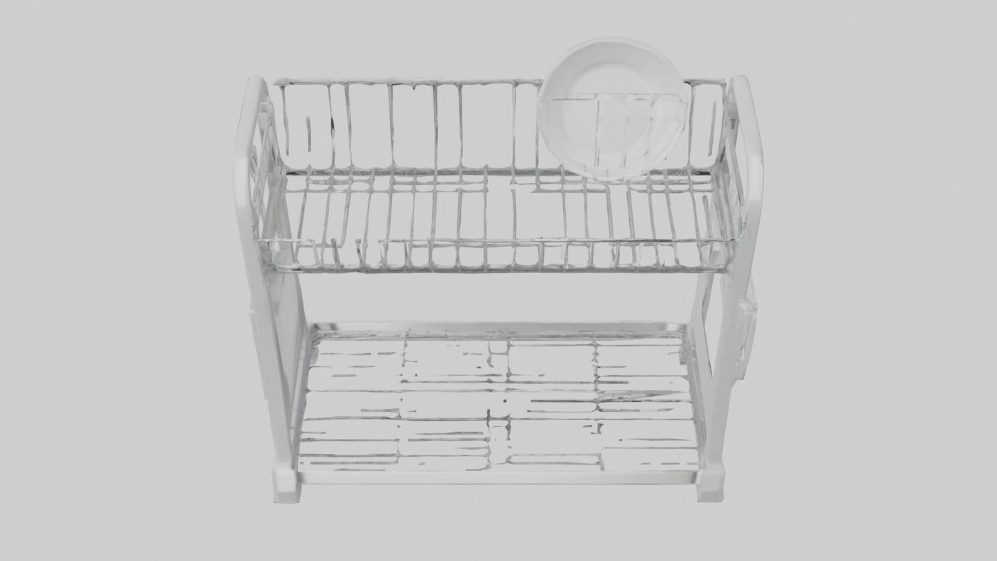 3D model Dish Rack model VR / AR / low-poly