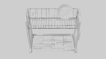 3D model Dish Rack model VR / AR / low-poly