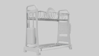 3D model Dish Rack model VR / AR / low-poly