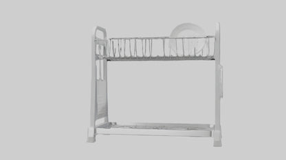 3D model Dish Rack model VR / AR / low-poly