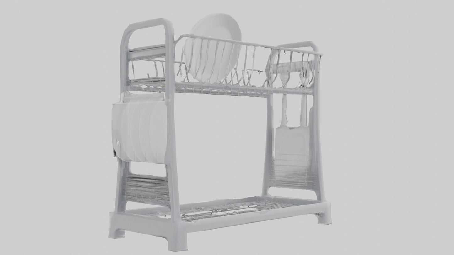 3D model Dish Rack model VR / AR / low-poly