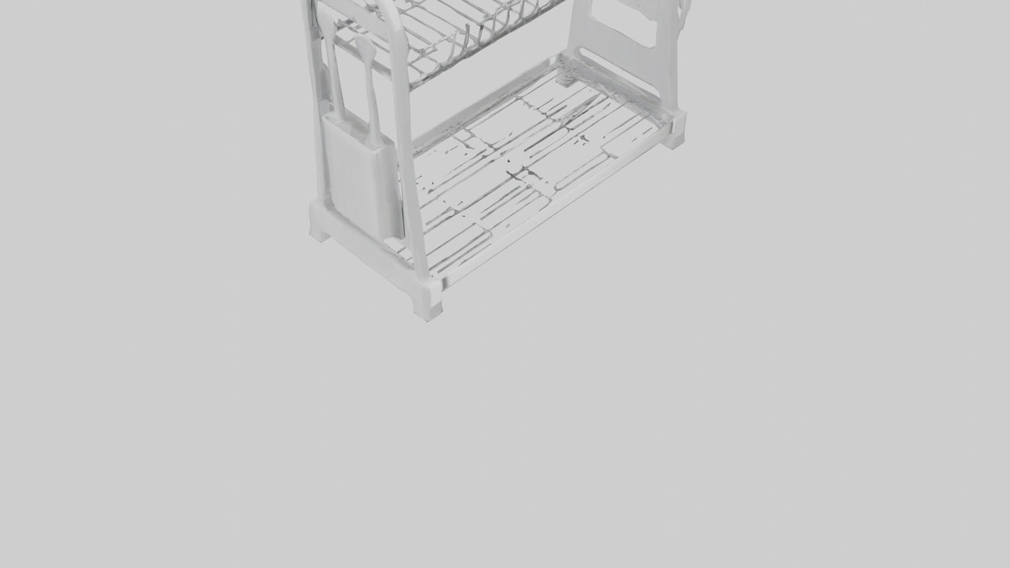 3D model Dish Rack model VR / AR / low-poly