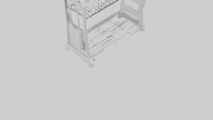 3D model Dish Rack model VR / AR / low-poly