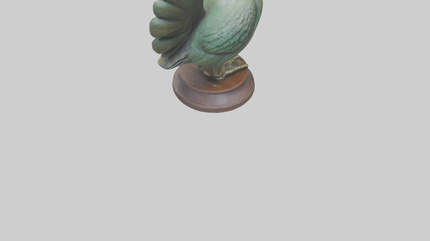 Dodo bird statue model 3D model